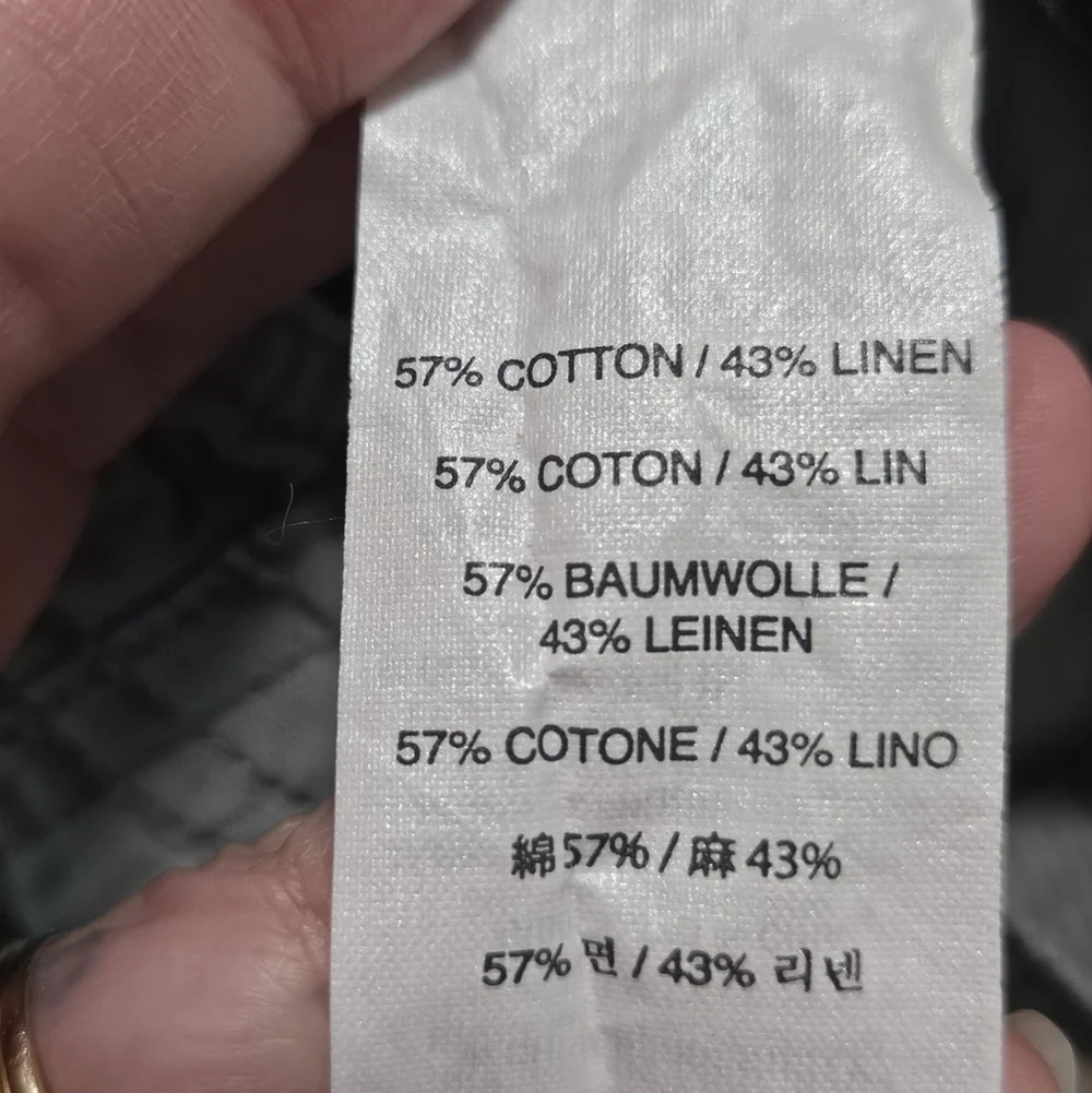 J Crew cargo jogger pants see description for sizing linen blend